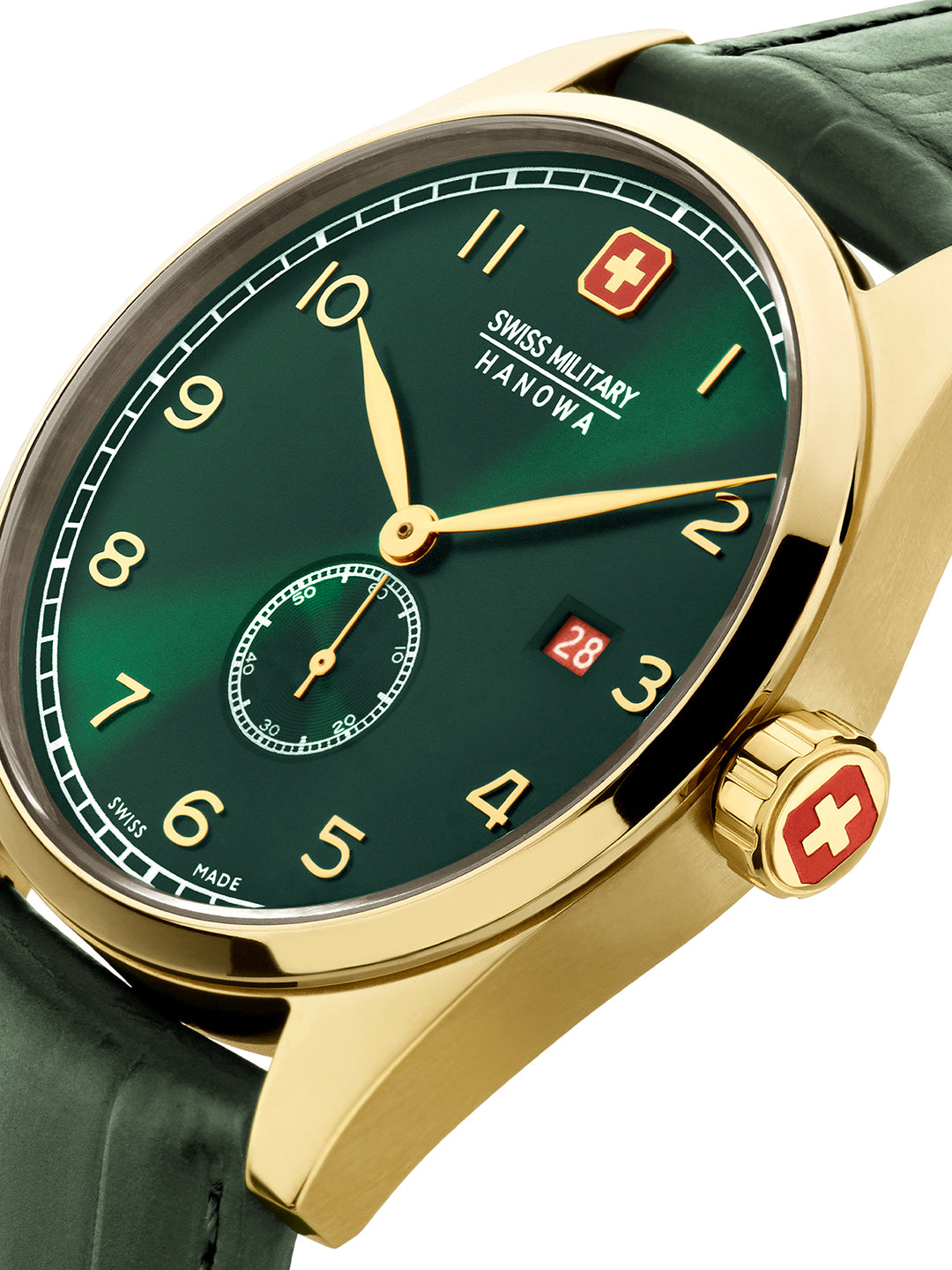 Swiss Military Hanowa SMWGB0000710 THUNDERBOLT - Swiss Made Round Green watch for men