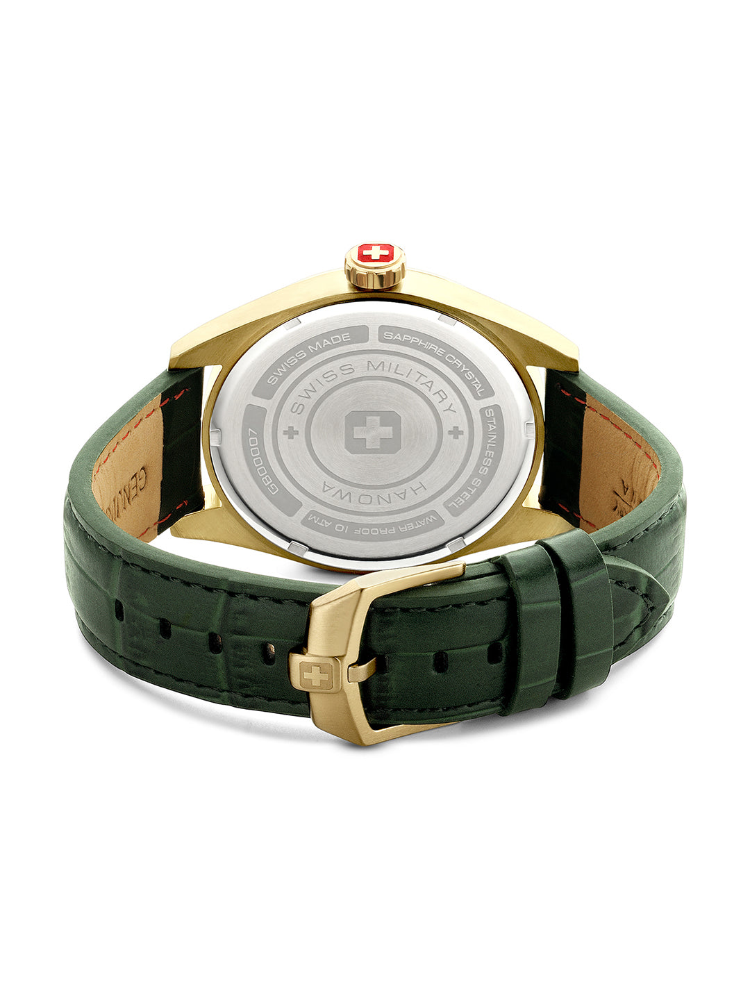 Swiss Military Hanowa SMWGB0000710 THUNDERBOLT - Swiss Made Round Green watch for men