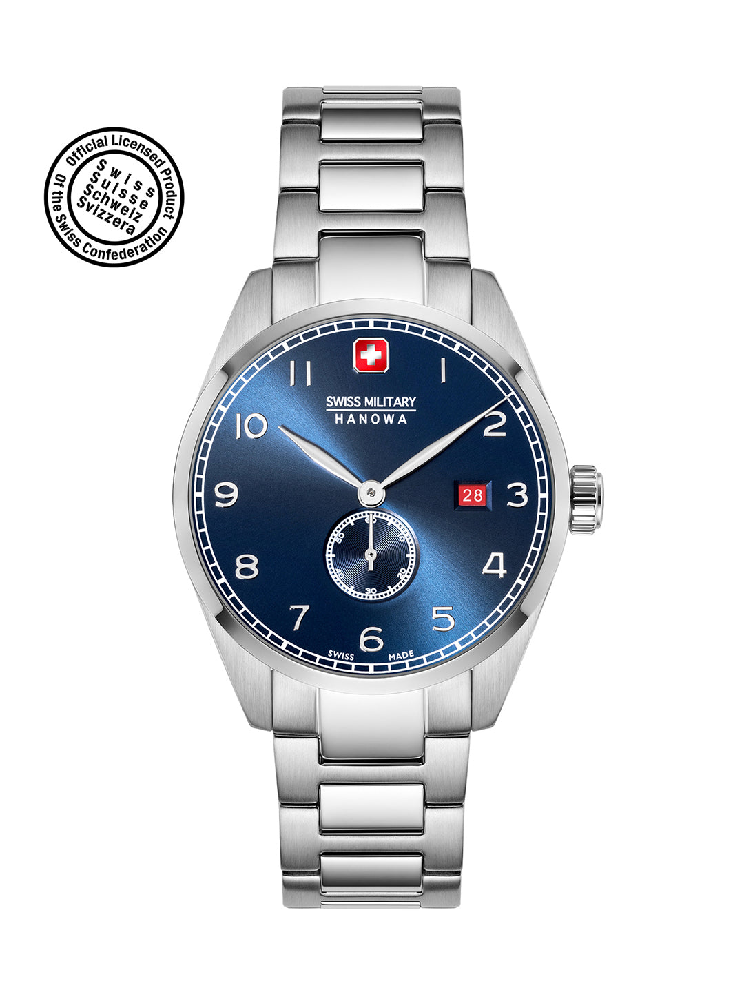 SWISS MILITARY HANOWA LYNX BLUE ROUND DIAL ANALOG WATCH FOR Men's SMWGH0000705