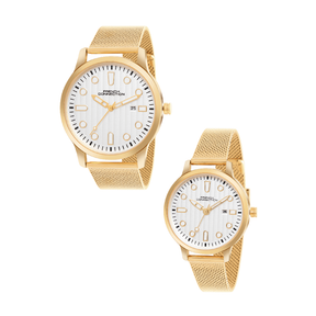 French Connection Analog Silver Dial Unisex's Watch-FCN080GM