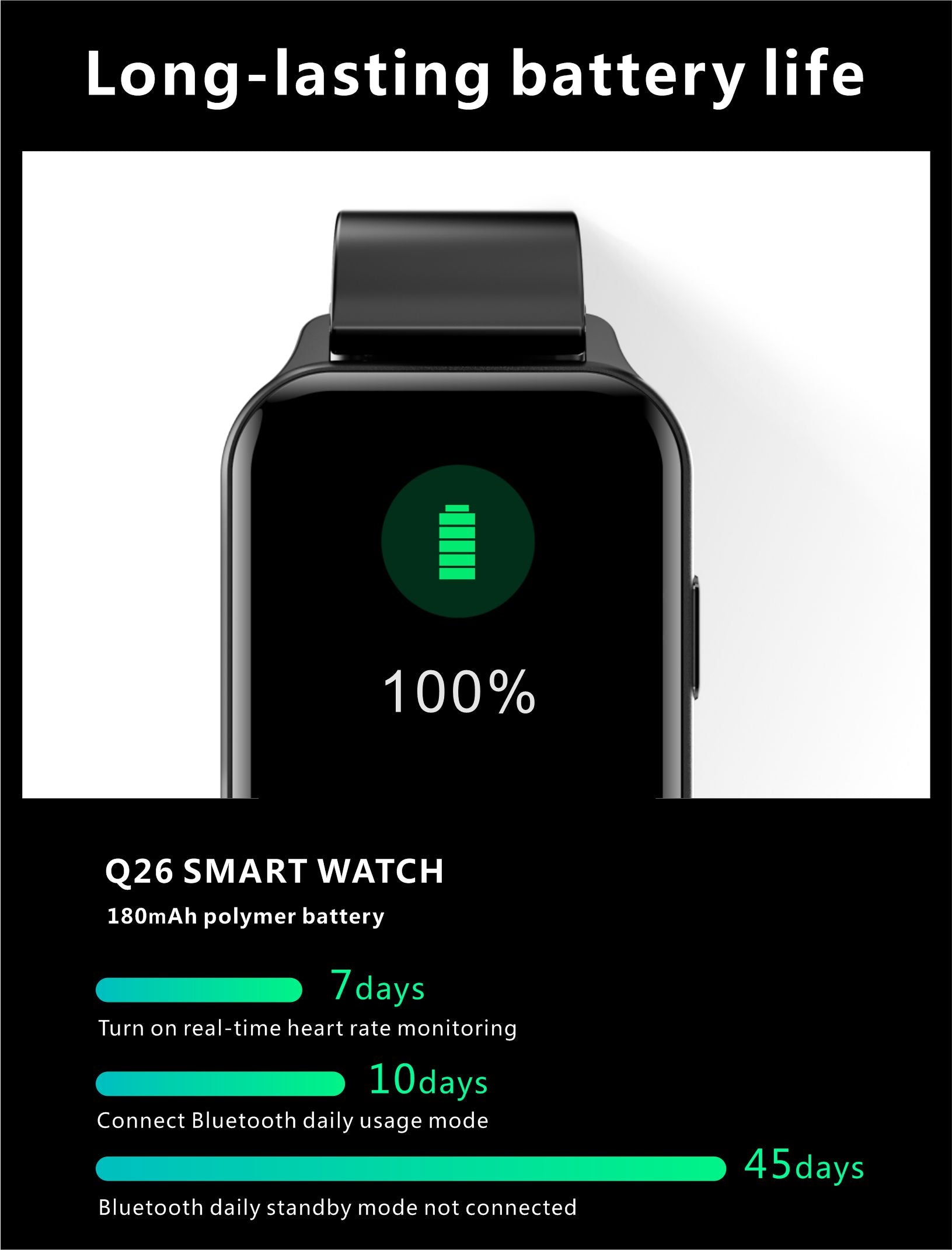 French Connection Blue Silicone Unisex Smartwatch Q26-B