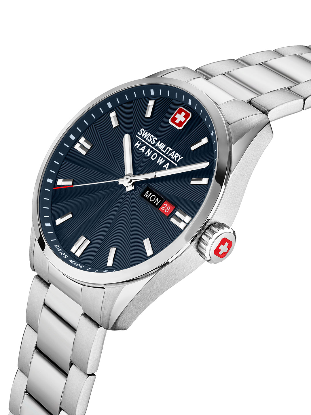 SWISS MILITARY HANOWA ROADRUNNER MAXED BLUE ROUND DIAL ANALOG WATCH FOR Men's SMWGH0001602