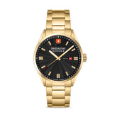 SWISS MILITARY HANOWA ROADRUNNER MAXED BLACK ROUND DIAL ANALOG WATCH FOR Men's SMWGH0001610