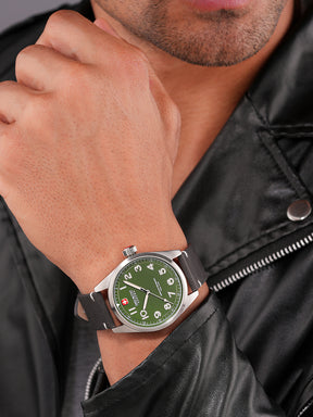 Swiss Military Hanowa SMWGA2100404  - Swiss Made Round Olive watch for men