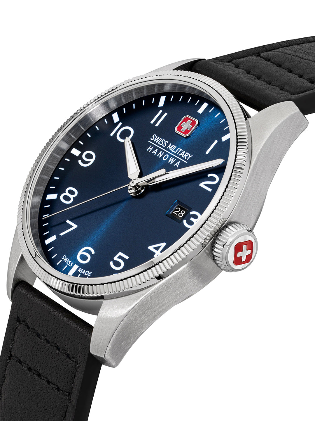 Swiss Military Hanowa SMWGB0000805  - Swiss Made Round Blue watch for men
