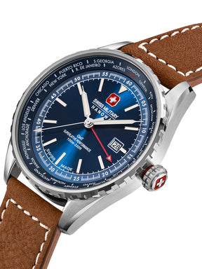 Swiss Military Hanowa SMWGB0003202  - Swiss Made Round Blue watch for men