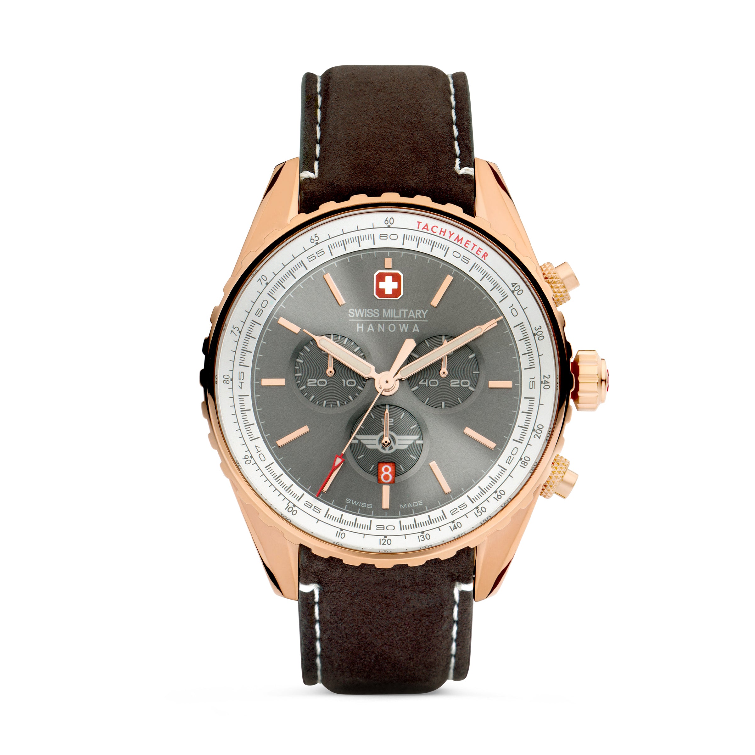 Swiss Military Hanowa SMWGC0000320 - Afterburn Chrono Swiss Made Grey Watch For Men