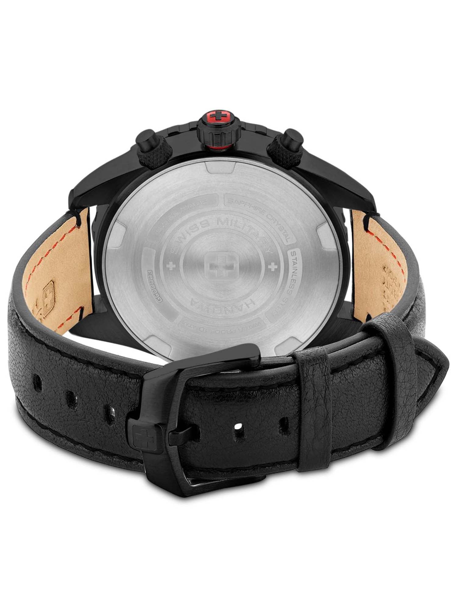 Swiss Military Hanowa SMWGC0000331 CONDOR - Swiss Made Round Black Chronograph - Watch for men