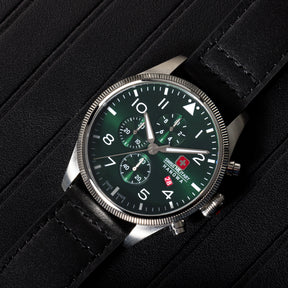 Swiss Military Hanowa SMWGC0000405 - Thunderbolt Chrono Swiss Made Green Watch For Men