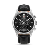 Swiss Military Hanowa SMWGC0003101  - Swiss Made Round Black Chronograph - Watch for men
