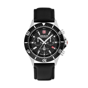 Swiss Military Hanowa SMWGC2100705 STARLIGHT - Swiss Made Round Black Chronograph - Watch for men
