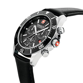 Swiss Military Hanowa SMWGC2100705 STARLIGHT - Swiss Made Round Black Chronograph - Watch for men