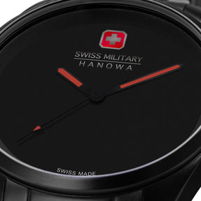 Swiss Military Hanowa SMWGG0003530 DEFENDER - Swiss Made Round Musou Black watch for men