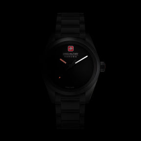 Swiss Military Hanowa SMWGG0003530 DEFENDER - Swiss Made Round Musou Black watch for men