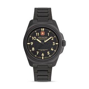 Swiss Military Hanowa SMWGG0003941 DEFENDER - swiss made Round Black watch for men