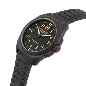 Swiss Military Hanowa SMWGG0003941 DEFENDER - swiss made Round Black watch for men