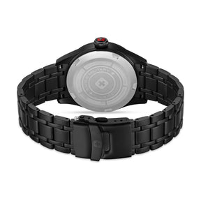 Swiss Military Hanowa Thunderbolt Stealth Round Dial Analogue Swiss Made Watch For Mens-SMWGH0000830