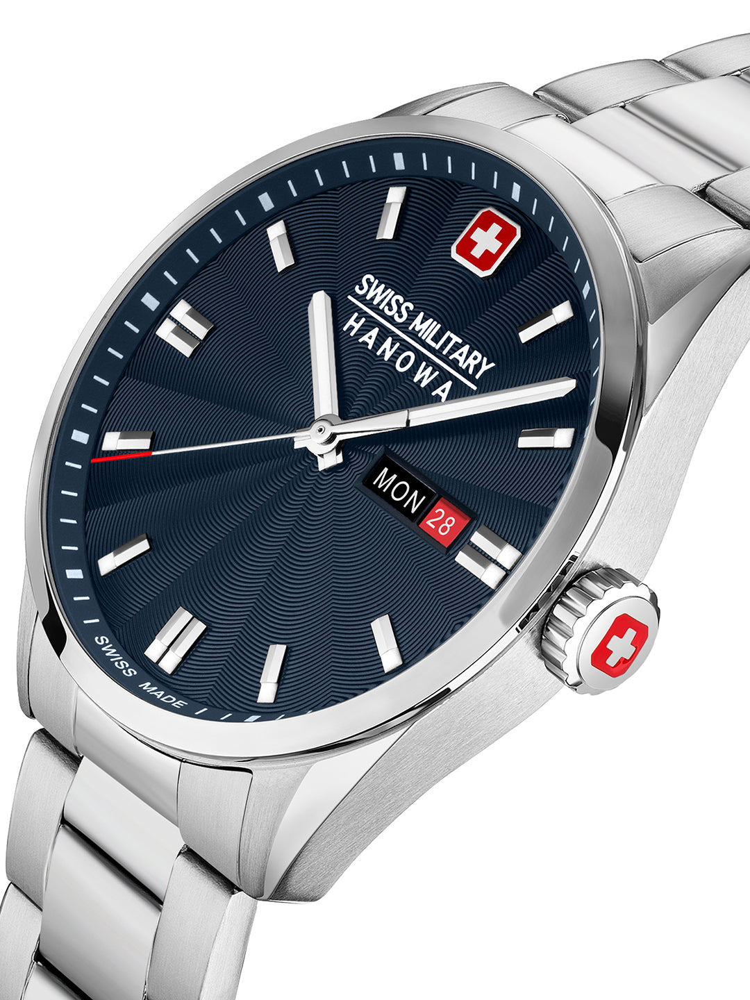 SWISS MILITARY HANOWA ROADRUNNER MAXED BLUE ROUND DIAL ANALOG WATCH FOR Men's SMWGH0001602