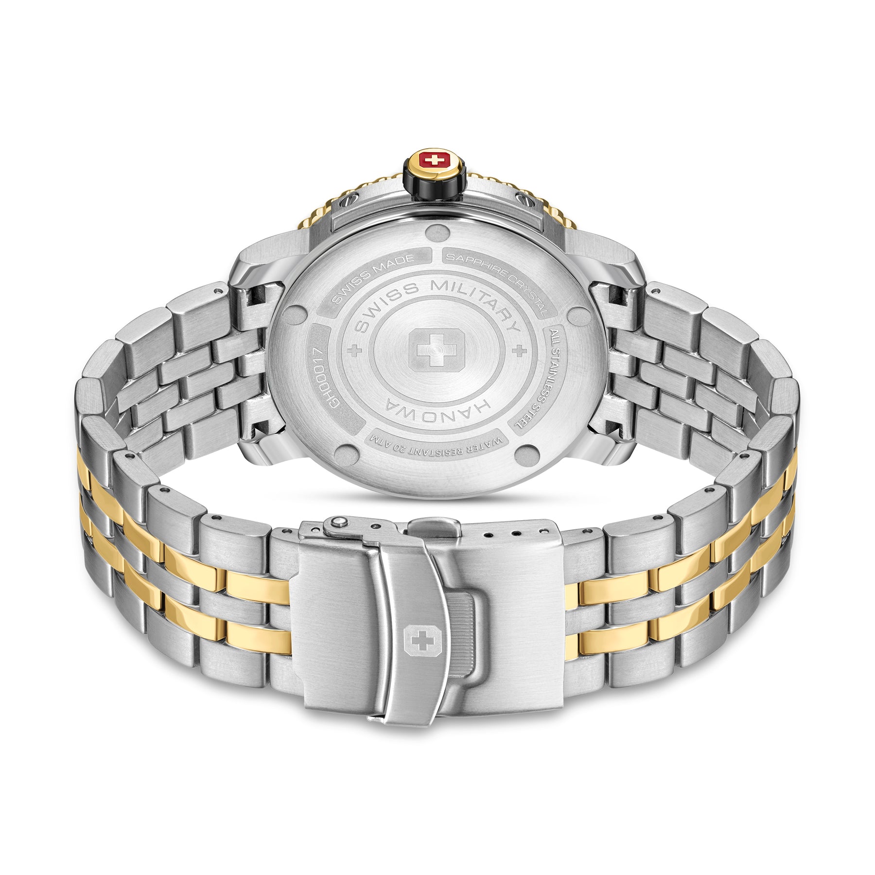 Swiss Military Hanowa BLACK MARLIN Olive Round Dial Swiss Made Watch for Mens -SMWGH0001761