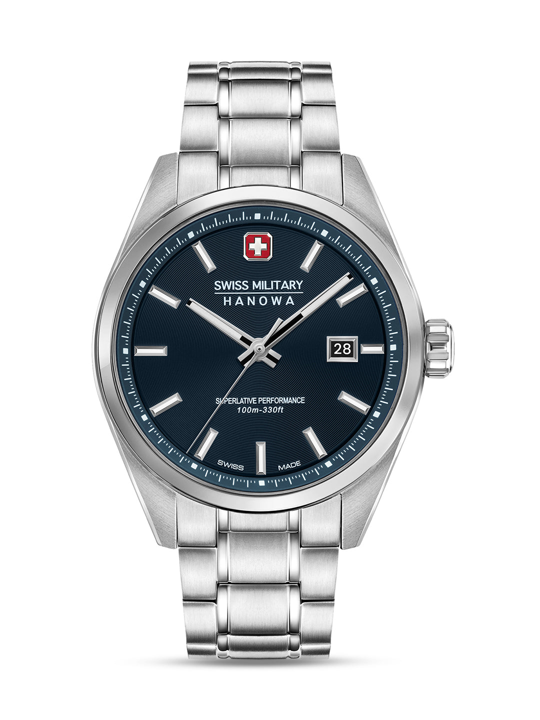 Swiss Military Hanowa SMWGH0004103 BLACK MARLIN - Swiss Made Round Blue watch for men