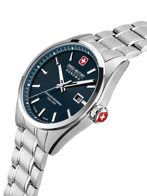 Swiss Military Hanowa SMWGH0004103 BLACK MARLIN - Swiss Made Round Blue watch for men