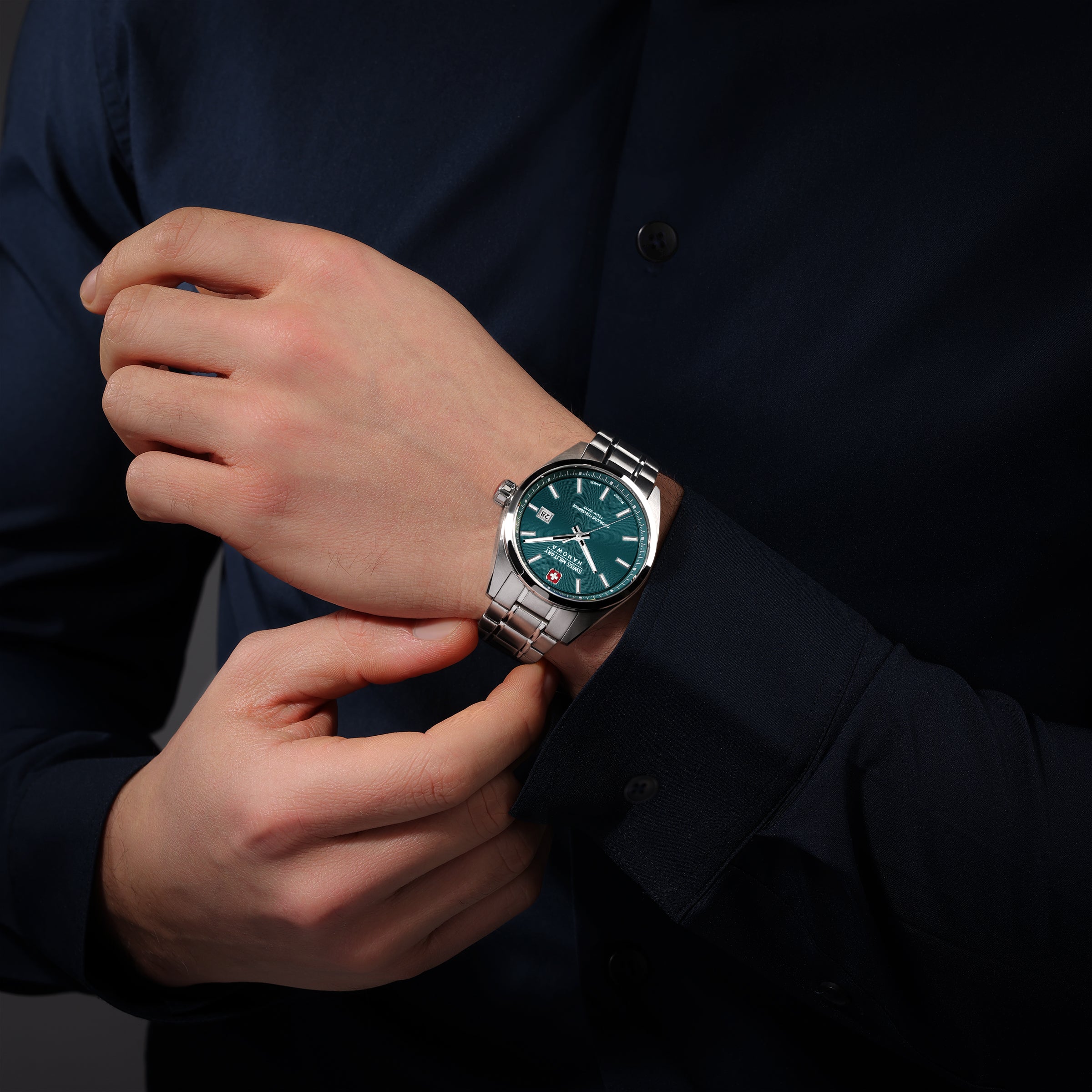 Swiss Military Hanowa SMWGH0004104 ROADRUNNER ADVANCED - swiss made Oval Blue watch for men