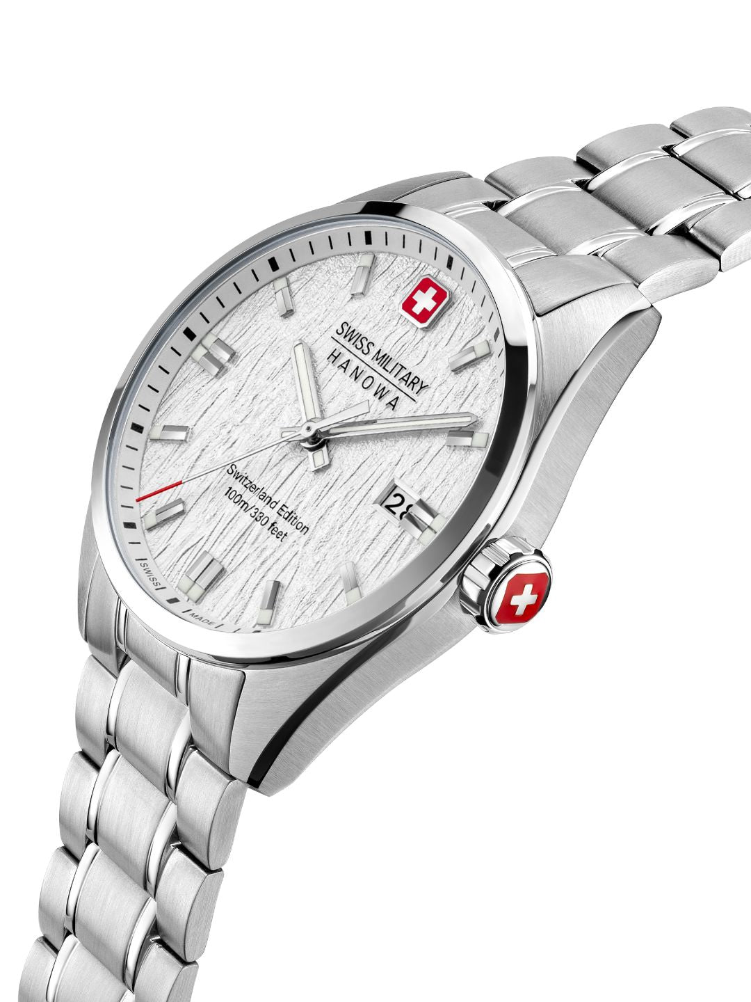 Swiss Military Hanowa SMWGH0004601 FLAGSHIP X - swiss made Round Silver watch for men