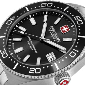 Swiss Military Hanowa NOMAD Black Round Dial Analogue Swiss Made Watch For Mens-SMWGH0004903