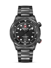 Swiss Military Hanowa BREAKWATER Black Round Dial Analogue Swiss Made Watch For Mens-SMWGH0006431