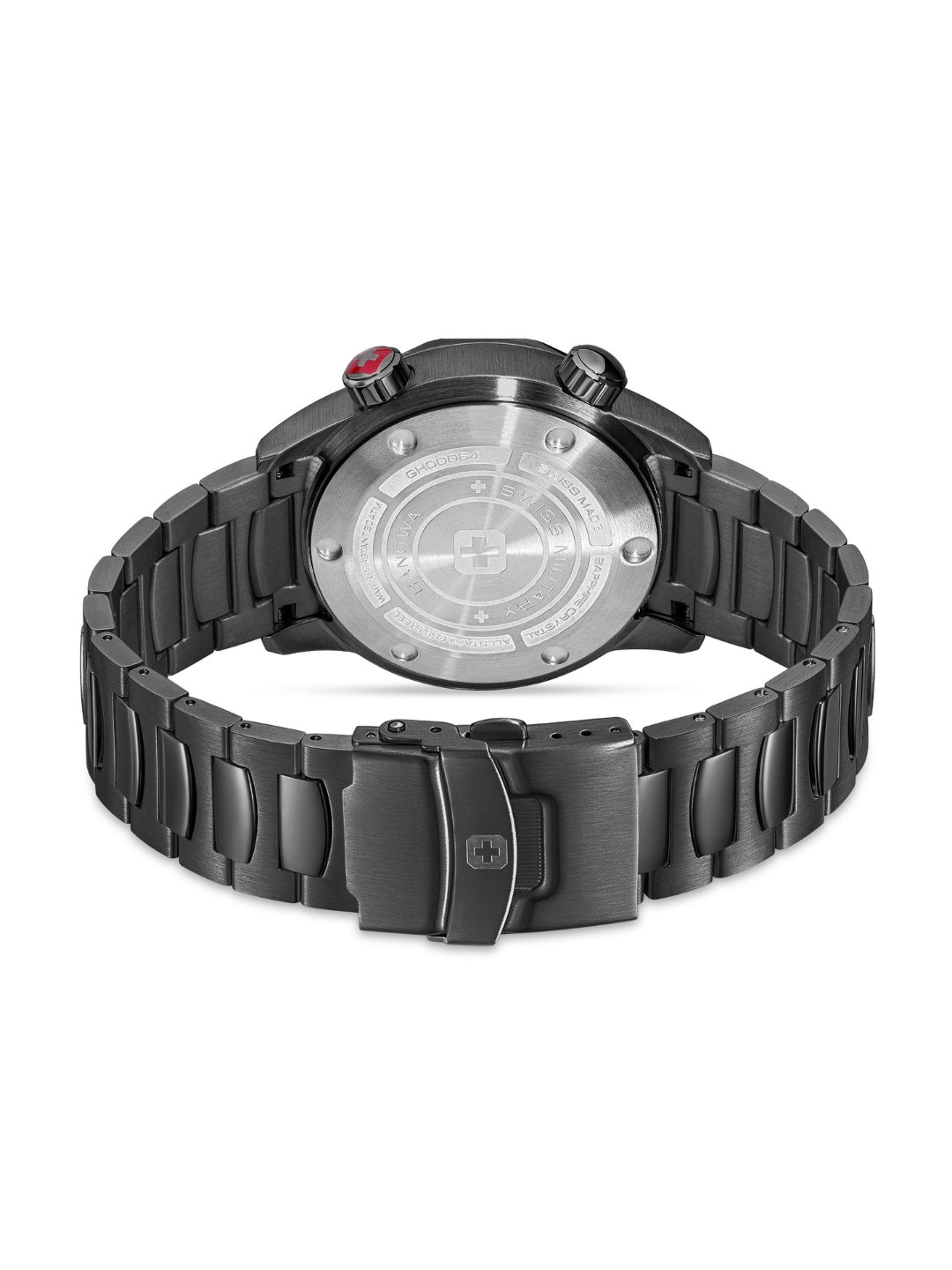 Swiss Military Hanowa BREAKWATER Black Round Dial Analogue Swiss Made Watch For Mens-SMWGH0006431