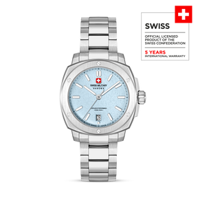 Swiss Military Hanowa SIRIUS Ice Blue Round Dial Analogue Swiss Made Watch For Mens-SMWGH0006502