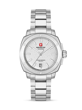 Swiss Military Hanowa SIRIUS Silver Round Dial Analogue Swiss Made Watch For Mens-SMWGH0006503