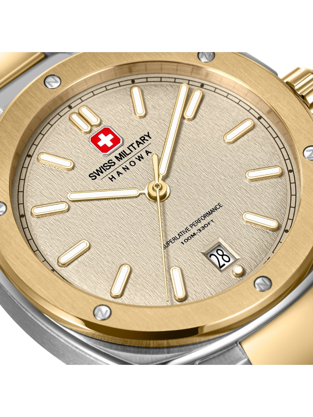 Swiss Military Hanowa SIRIUS Warm Grey Round Dial Analogue Swiss Made Watch For Mens-SMWGH0006560