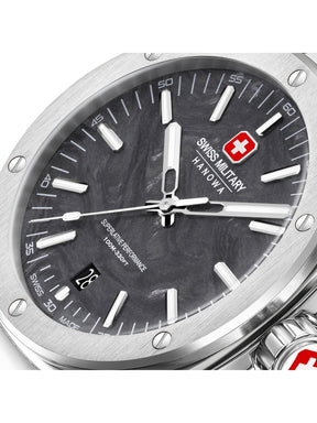 Swiss Military Hanowa Sirius Lightning Black Round Dial Analogue Swiss Made Watch For Mens-SMWGH0007101