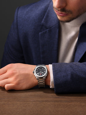 Swiss Military Hanowa Sirius Lightning Black Round Dial Analogue Swiss Made Watch For Mens-SMWGH0007101