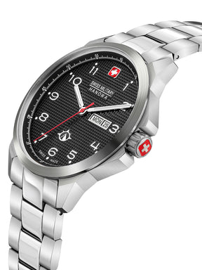 Swiss Military Hanowa SMWGH2100303 MAITRE PLONGEUR - Swiss Made Round Black watch for men