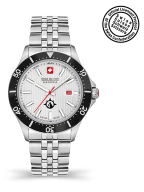 Swiss Military Hanowa SMWGH2100601 PUMA - Swiss Made Round Silver watch for men