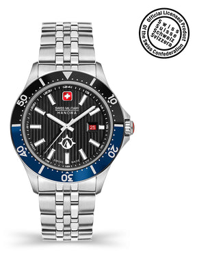 Swiss Military Hanowa SMWGH2100603 - Flagship X Swiss Made Black Watch For Men