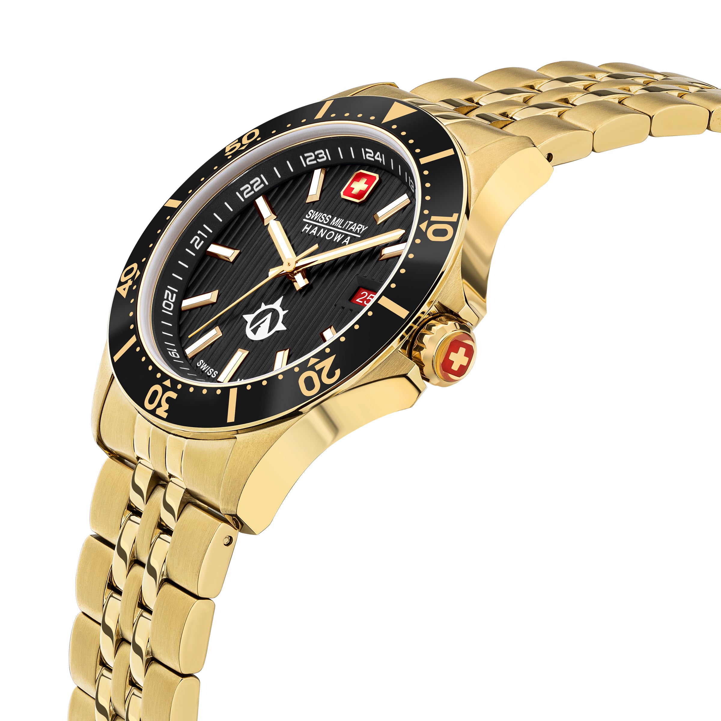 Swiss Military Hanowa SMWGH2100610 - Flagship X Swiss Made Black Watch For Men