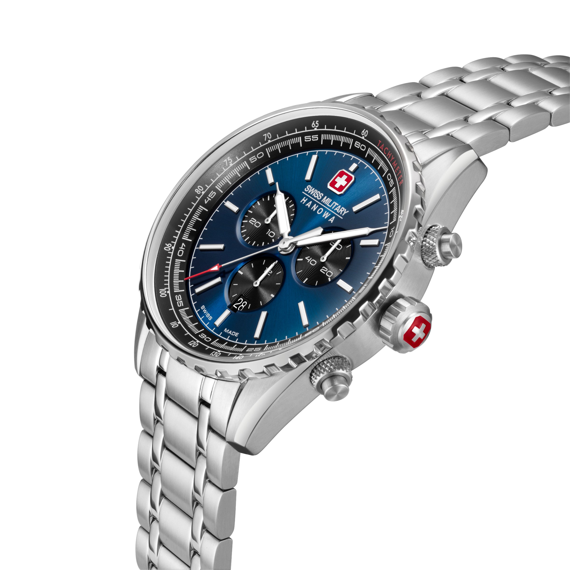 Swiss Military Hanowa SMWGI0000308 AFTERBURN CHRONO - swiss made Round Blue Chronograph - Watch for men