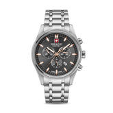 Swiss Military Hanowa SMWGI0003103  - Swiss Made Round Cool Grey Chronograph - Watch for men