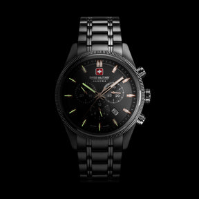 Swiss Military Hanowa SMWGI0003103  - Swiss Made Round Cool Grey Chronograph - Watch for men