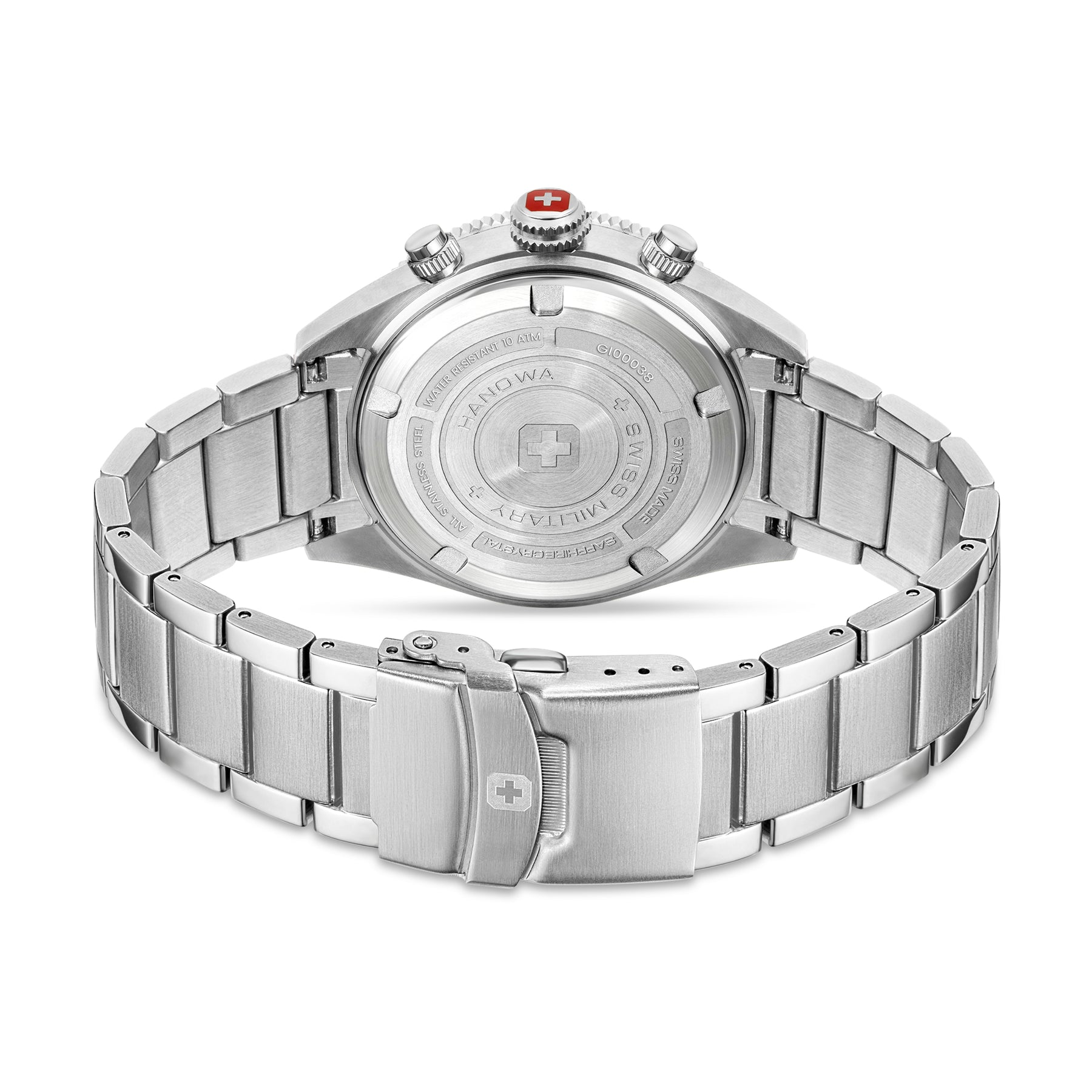 Swiss Military Hanowa SMWGI0003804 NAVALUS PRO CHRONO - swiss made Round Blue Chronograph - Watch for men