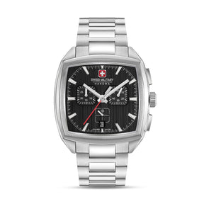 Swiss Military Hanowa SMWGI0004301  - Swiss Made Square Dial Black Chronograph - Watch for men