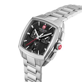 Swiss Military Hanowa SMWGI0004301  - Swiss Made Square Dial Black Chronograph - Watch for men
