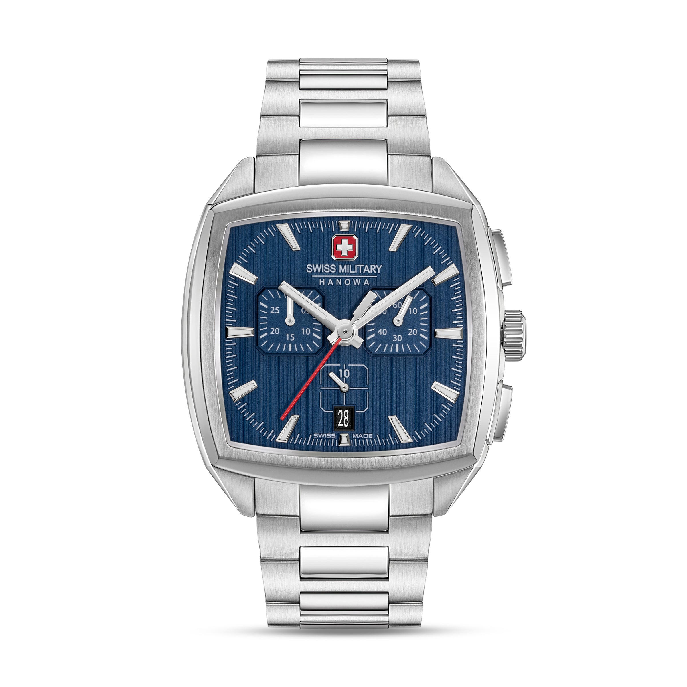 Swiss Military Hanowa SMWGI0004302  - Swiss Made Square Dial Blue Chronograph - Watch for men