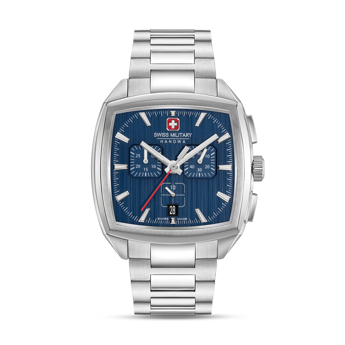 Swiss Military Hanowa SMWGI0004302  - Swiss Made Square Dial Blue Chronograph - Watch for men