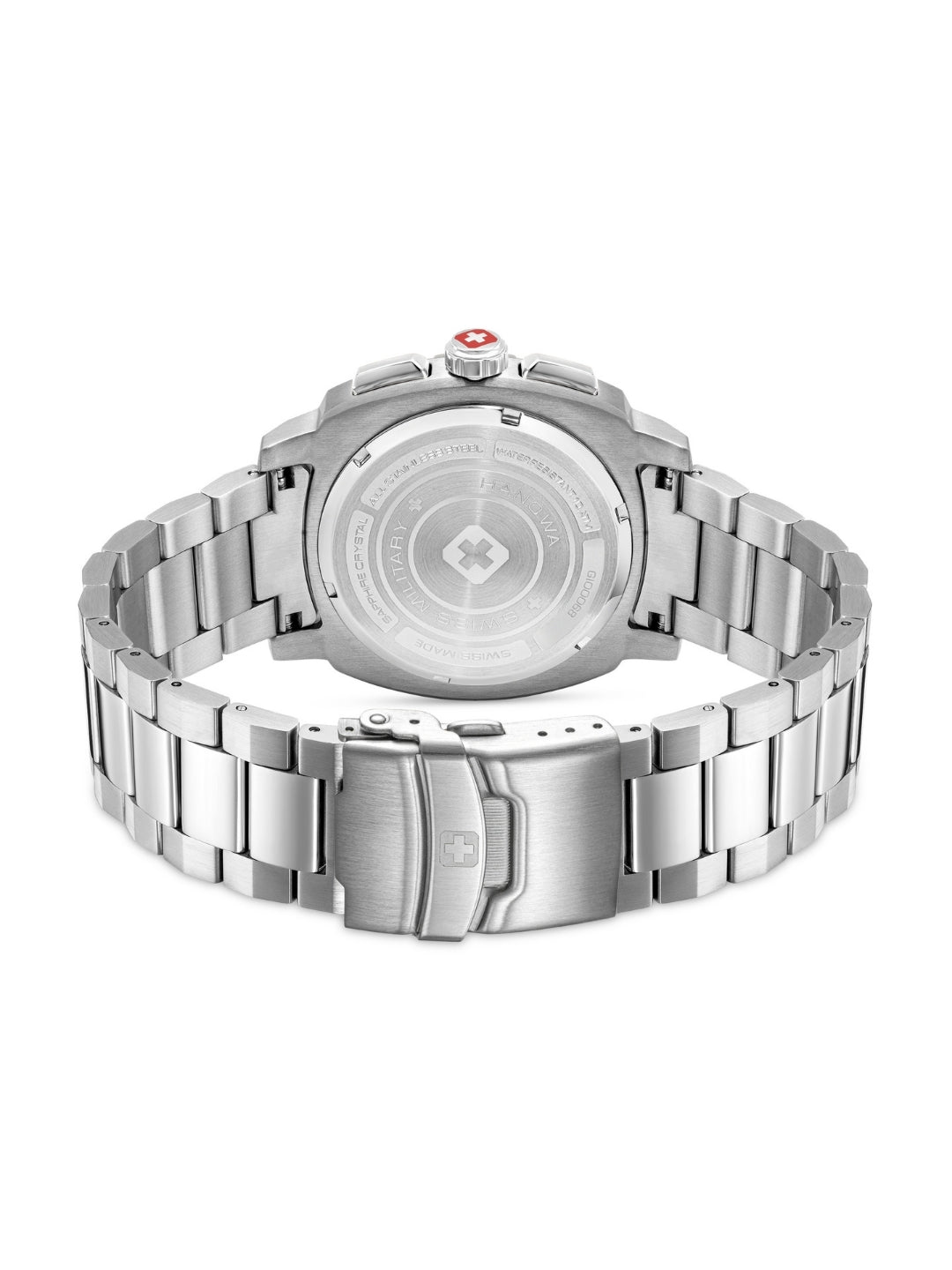 Swiss Military Hanowa SPEEDWELL White Round Dial Chronograph Swiss Made Watch For Mens-SMWGI0006801