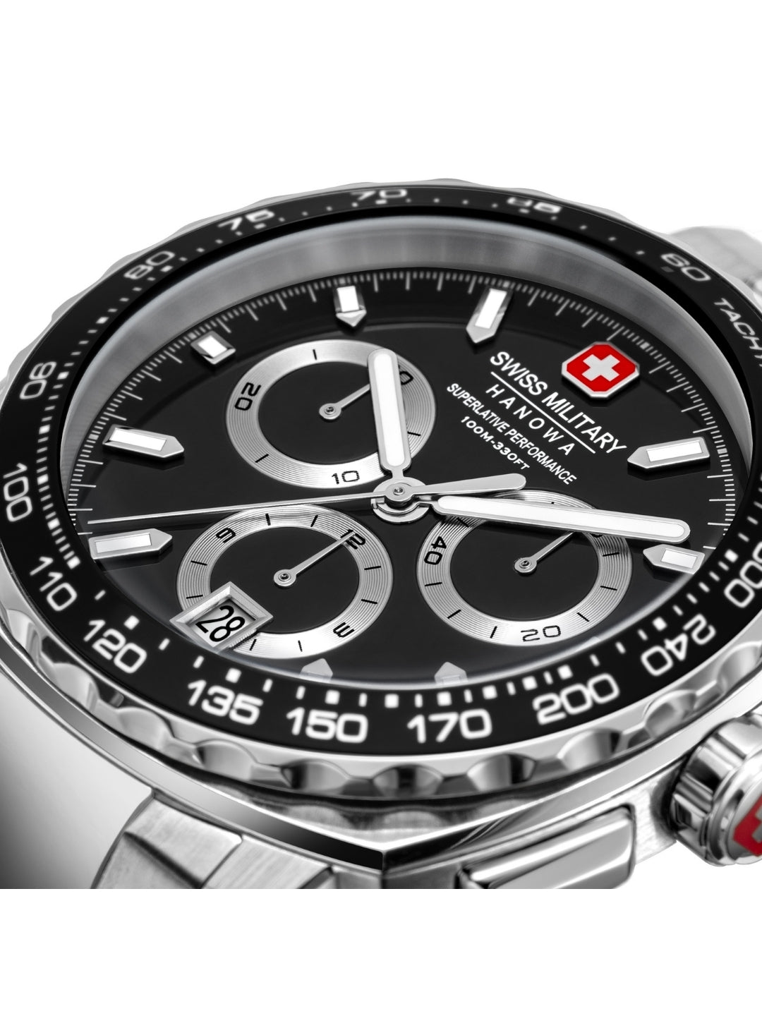 Swiss Military Hanowa SPEEDWELL Blue Round Dial Chronograph Swiss Made Watch For Mens-SMWGI0006802