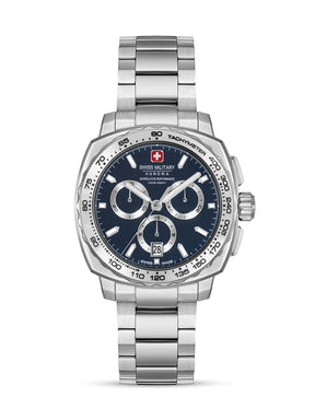 Swiss Military Hanowa SPEEDWELL Blue Round Dial Chronograph Swiss Made Watch For Mens-SMWGI0006803